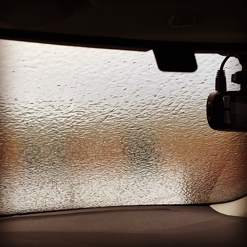 The eternal Canadian question. Quicker to scrape or defrost an icy windshield?