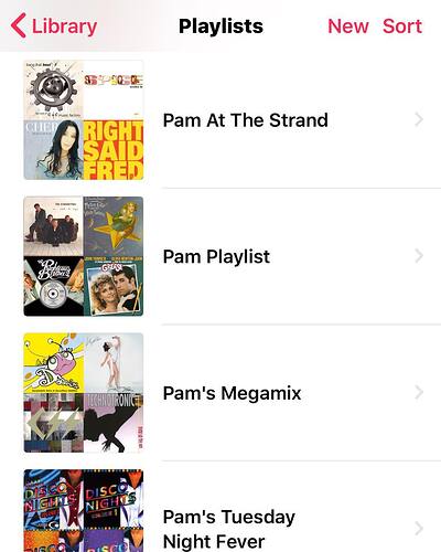 “Pam at The Strand” circa 1992-1993.  A curated playlist.