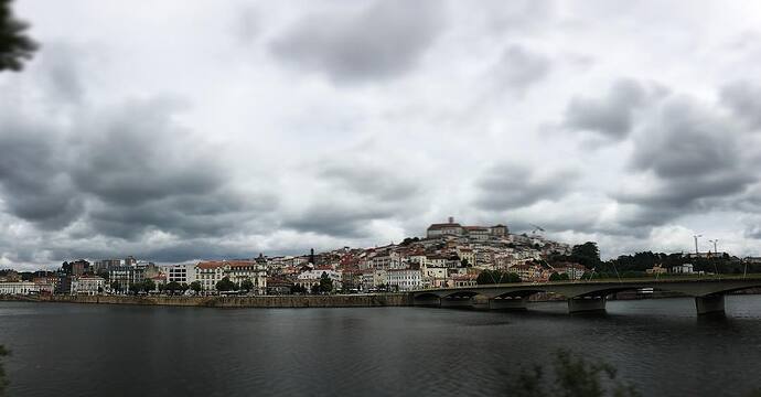 Cloudy day in Coimbra