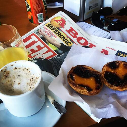 Cafe, Natas, and A Bola.  Or as some call it "Ebola"