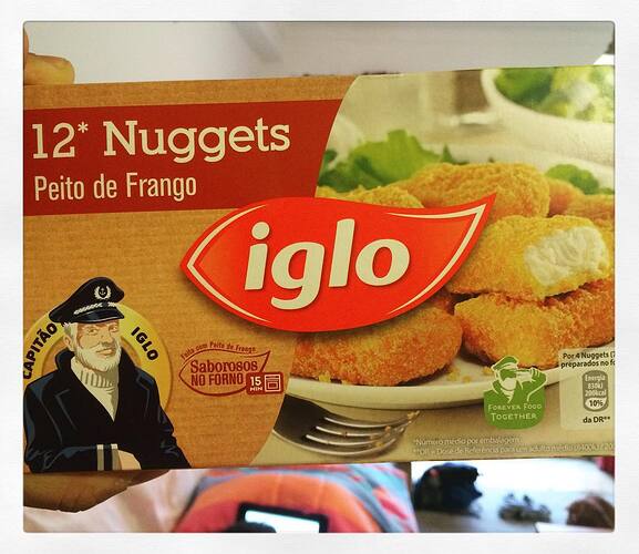 Portuguese Captain Highliner makes chicken nuggets.