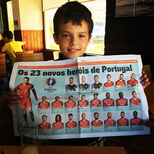 Os 23 novos heróis de Portugal