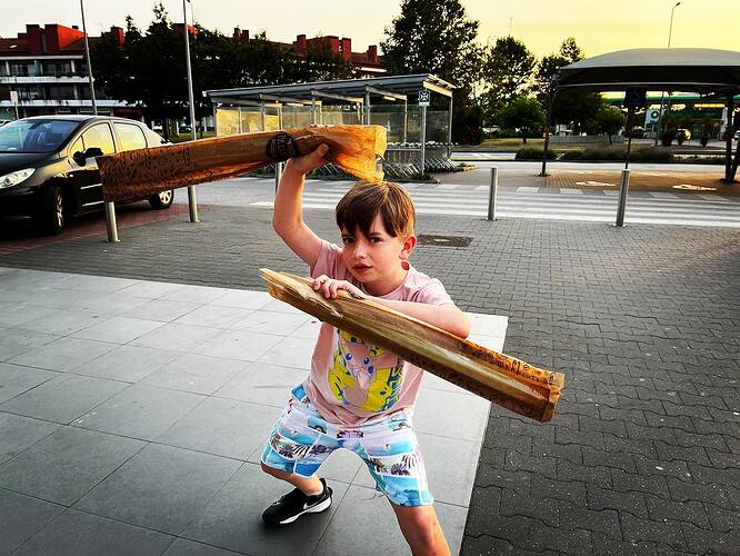 Ever since he started attending French school, Maxi is obsessed with baguettes.