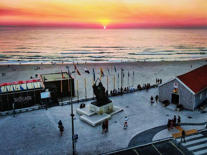 Praia de Mira sunset.