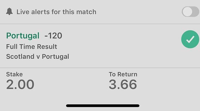 Two bucks says Portugal wins.