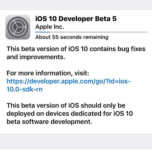 New iOS beta. Safari seems snapier.