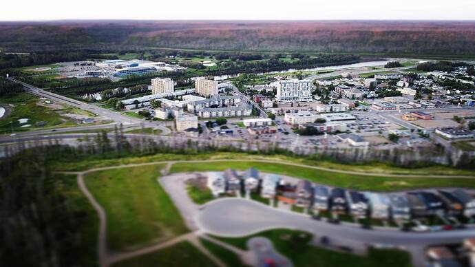 Another view of Downtown Fort McMurray, from Abasand.
