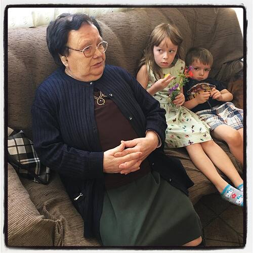 Carmen and Max and their Great Grandmother