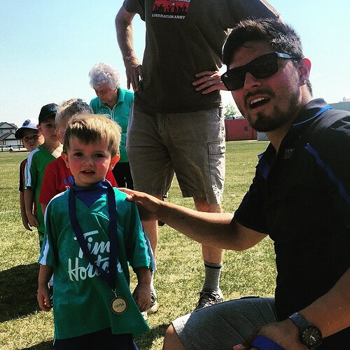 Maxi got a medal!