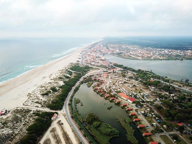 Praia de Mira, including the beach, Barrinha, and campground.