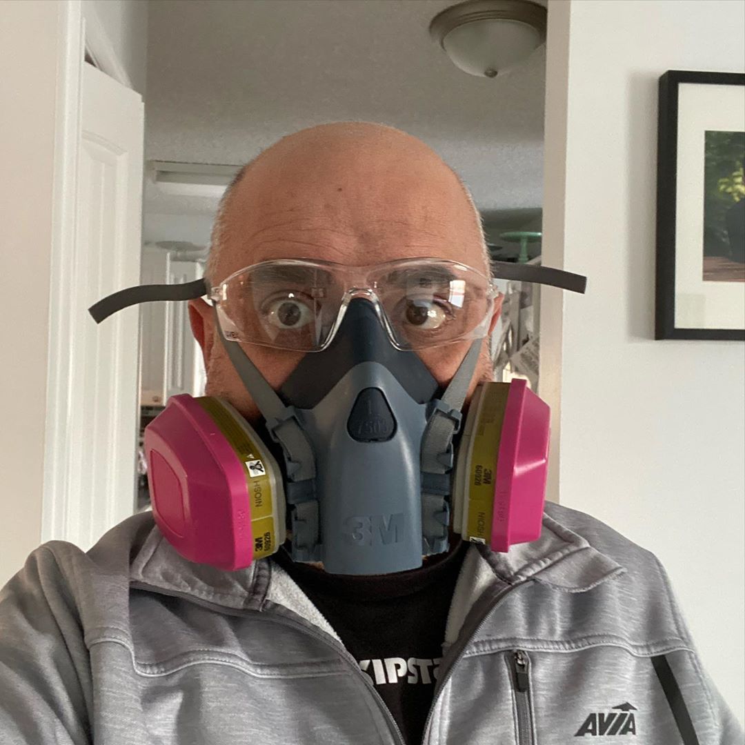 How I answer the door.