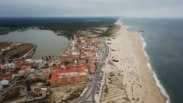 Praia de Mira drone time lapse video